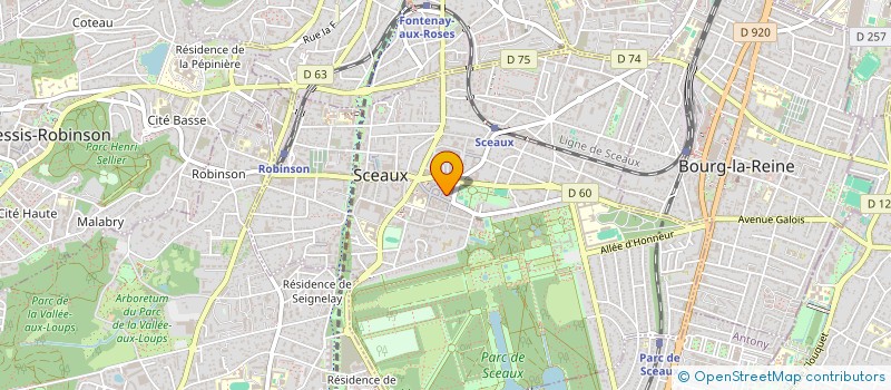 localisation de l'entreprise BAL à SCEAUX