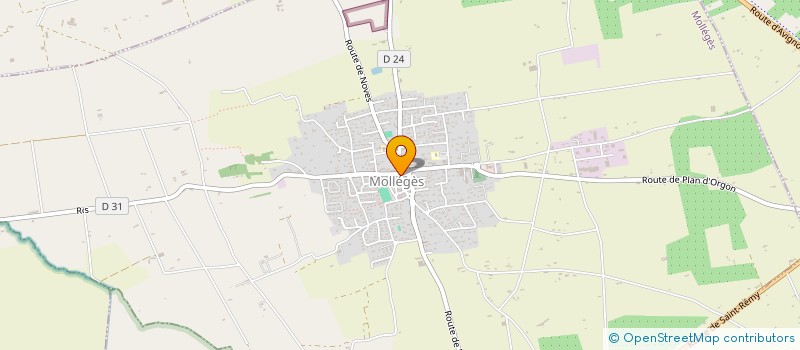 localisation de l'entreprise BAL  MOLLEGES