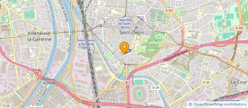 localisation de l'entreprise BAL - BAT à SAINT-DENIS