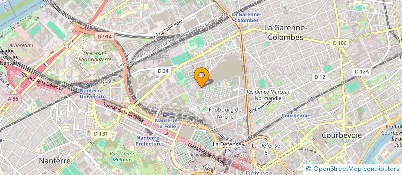 localisation de l'entreprise BAL BIZ à COURBEVOIE