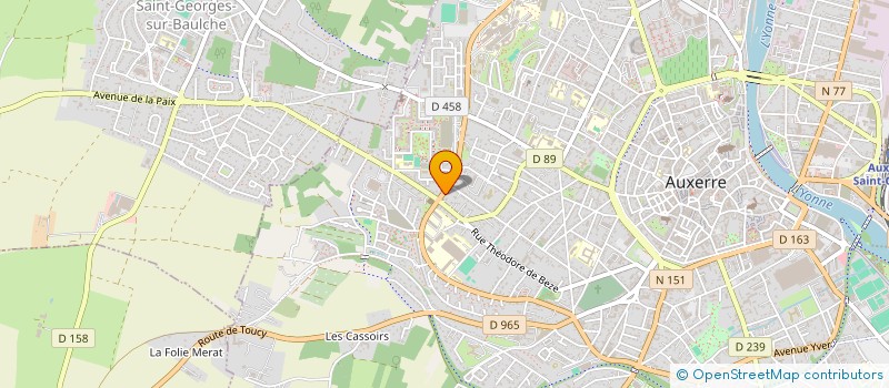 localisation de l'entreprise BAL CONSTRUCTION à AUXERRE