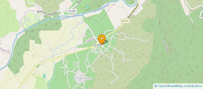 localisation de l'entreprise BAL DE BOCAL à GROSPIERRES