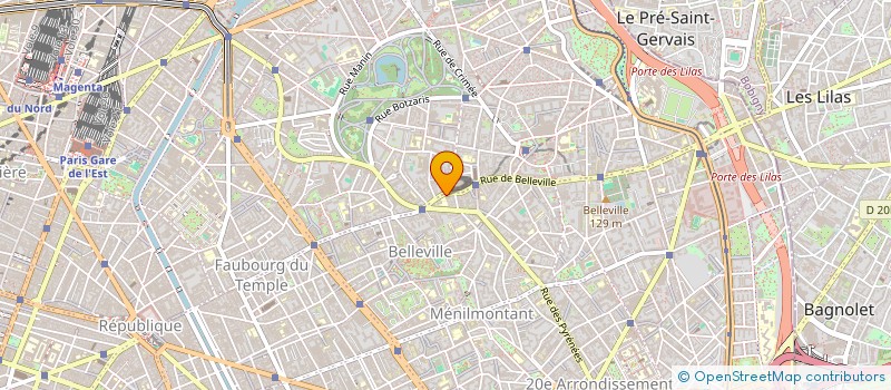 localisation de l'entreprise BAL DES ARTISTES  PARIS