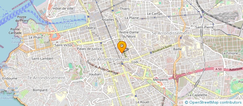 localisation de l'entreprise BAL DES SENS à MARSEILLE