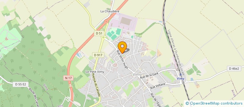 localisation de l'entreprise BAL ET FILS à VIMY