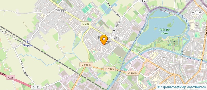 localisation de l'entreprise BAL IMMOB  NIEPPE