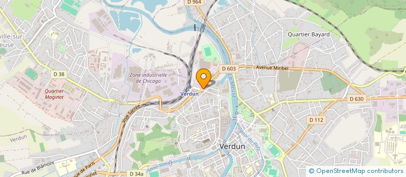 localisation de l'entreprise BAL OPTIQUE à VERDUN