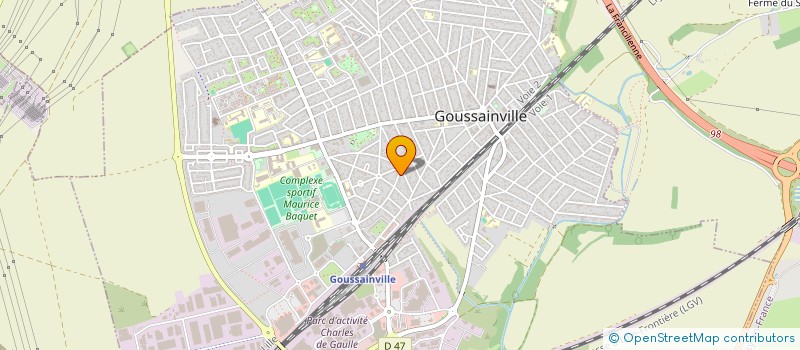 localisation de l'entreprise BALA  GOUSSAINVILLE
