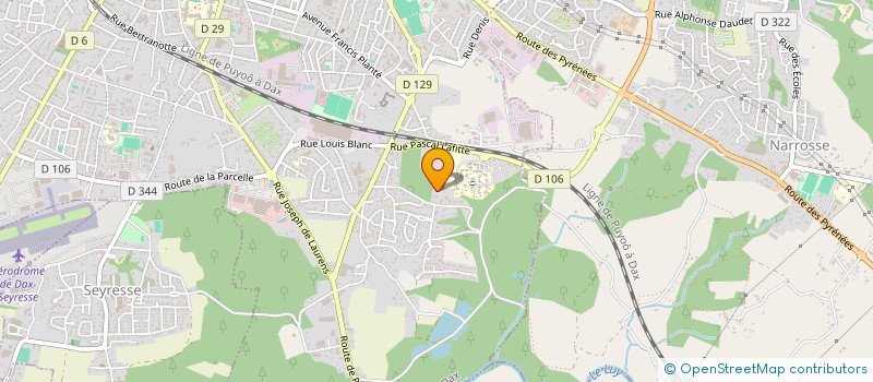 localisation de l'entreprise BALA CAMPING RESTAURANT  DAX