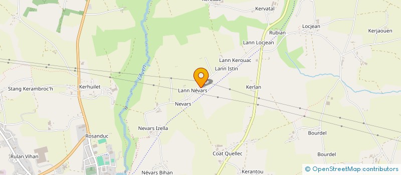 localisation de l'entreprise BALABAC  ROSPORDEN