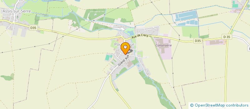 localisation de l'entreprise BALABAM  POUILLY-SUR-SERRE