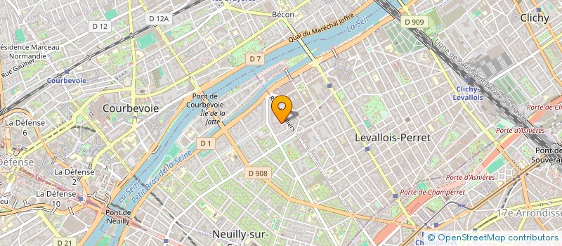 localisation de l'entreprise BALABOOSKY à NEUILLY-SUR-SEINE