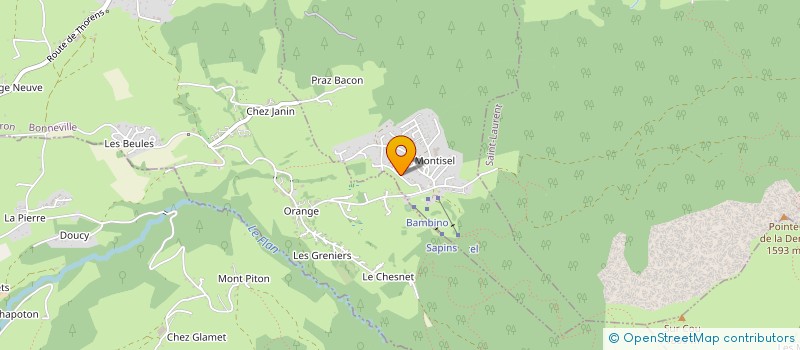 localisation de l'entreprise BALAD'ALPES  SAINT-SIXT