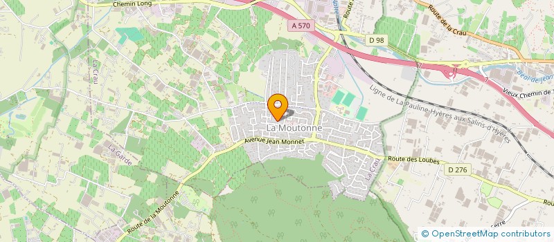 localisation de l'entreprise BALADCARS 83  LA CRAU