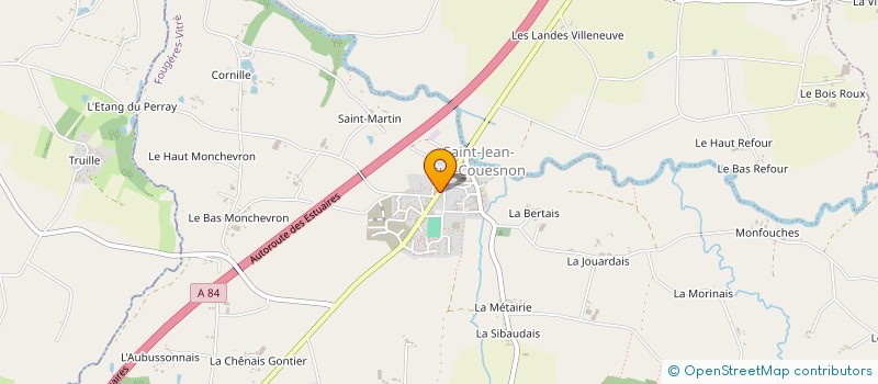 localisation de l'entreprise BALADE A VELO  RIVES-DU-COUESNON