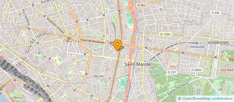 localisation de l'entreprise BALADE EN CHOEUR  PARIS