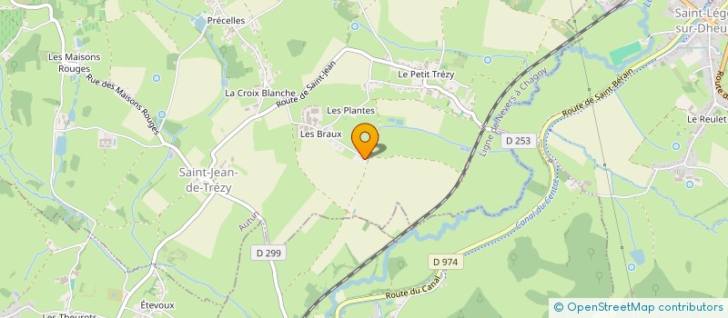 localisation de l'entreprise BALADE RETRO BOURGOGNE  SAINT-JEAN-DE-TREZY