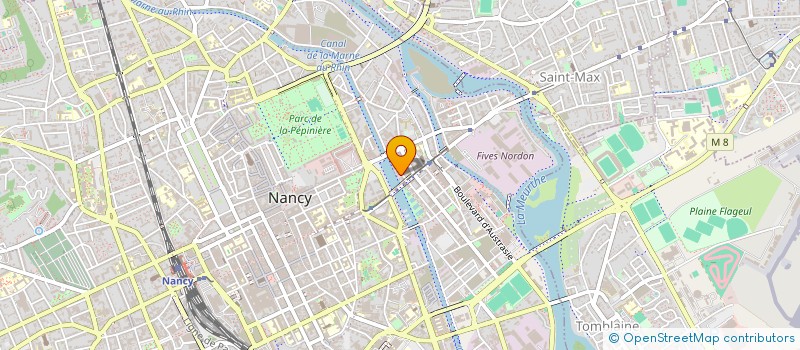 localisation de l'entreprise BALADES AQUATIQUES LORRAINES à NANCY