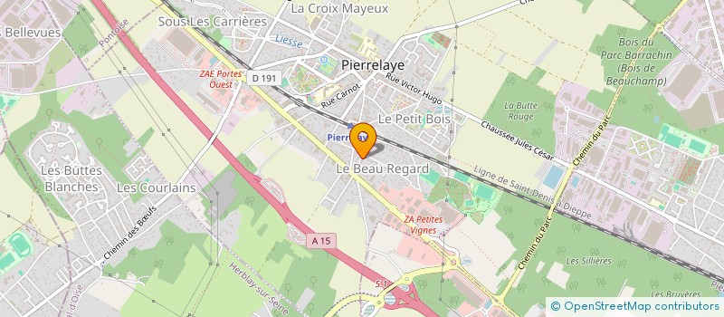 localisation de l'entreprise BALADES ENTRE AMIS  PIERRELAYE