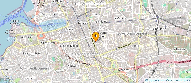 localisation de l'entreprise BALADES ET COMPAGNIE SUD à MARSEILLE