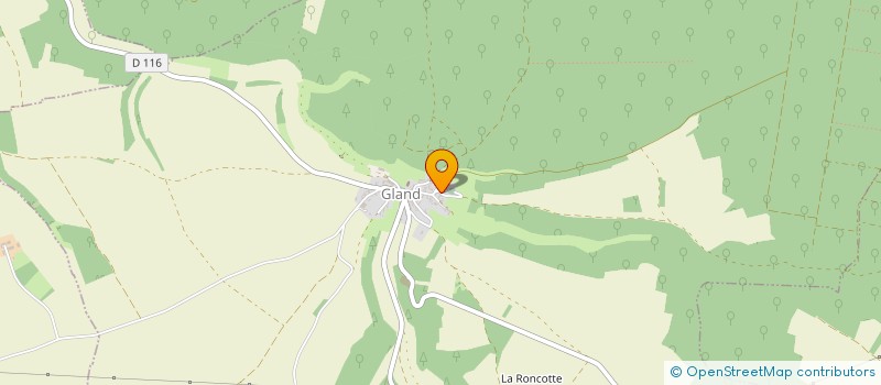 localisation de l'entreprise BALADES ET RACINES  GLAND