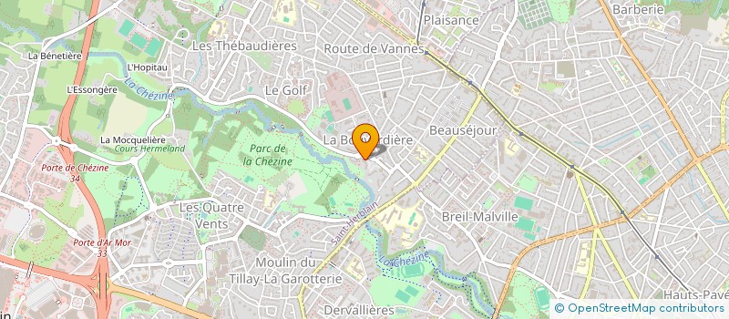 localisation de l'entreprise BALADES FLUVESTRES NANTAISES  SAINT-HERBLAIN