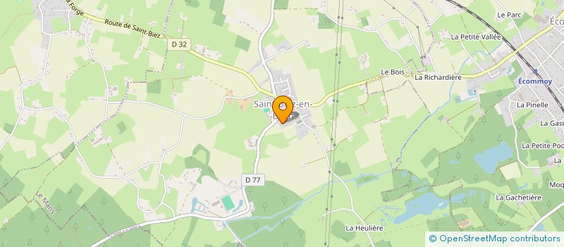 localisation de l'entreprise BALADES SARTHOISES  ECOMMOY