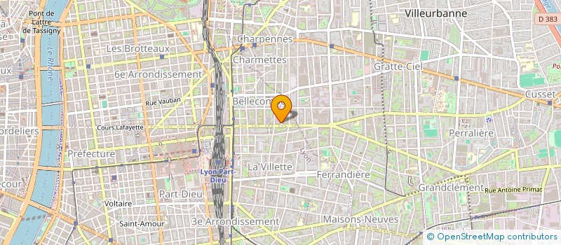 localisation de l'entreprise BALADI KFE EN OCCIDENT à LYON