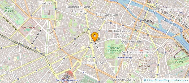 localisation de l'entreprise BALADIER ROSPARS  PARIS