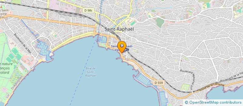 localisation de l'entreprise BALADIN à SAINT-RAPHAEL