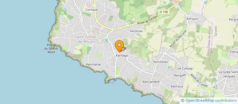 localisation de l'entreprise BALADINE  SAINT-GILDAS-DE-RHUYS