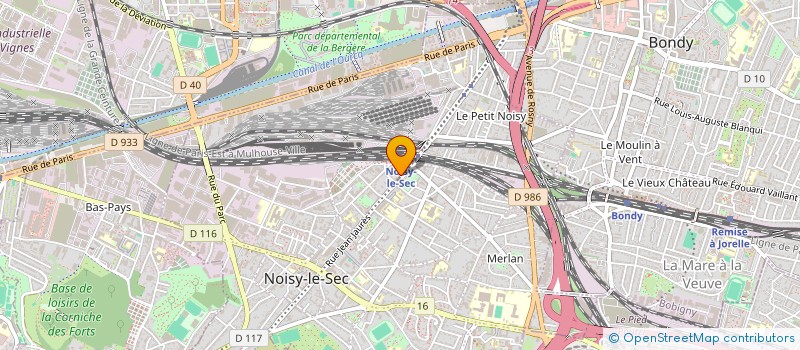 localisation de l'entreprise BALADINS 93 à NOISY-LE-SEC
