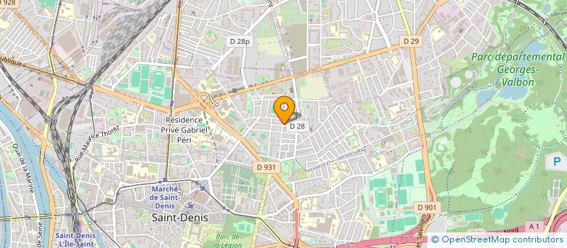 localisation de l'entreprise BALADINS DE SAINT DENIS à SAINT-DENIS