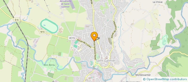 localisation de l'entreprise BALADO BALDO  SAINT-GALMIER