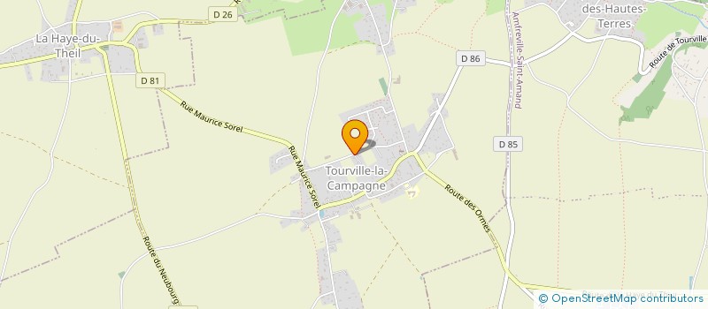 localisation de l'entreprise BALADOART à TOURVILLE-LA-CAMPAGNE