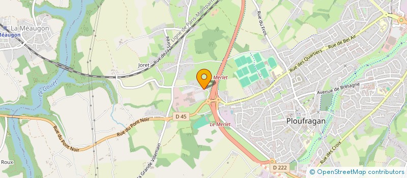 localisation de l'entreprise BALAFENN  PLOUFRAGAN