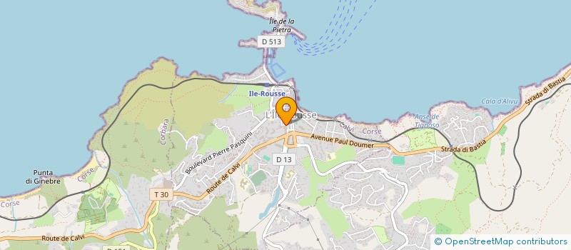 localisation de l'entreprise BALAGNE BOXING SCHOOL à L'ILE-ROUSSE
