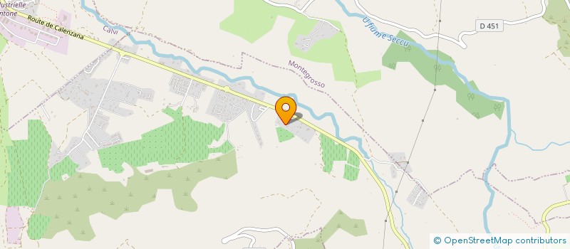 localisation de l'entreprise BALAGNE TRAVAUX BATIMENT à CALENZANA