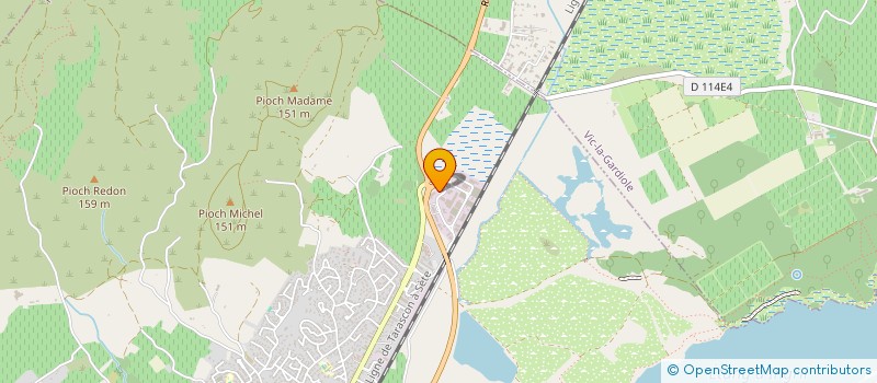 localisation de l'entreprise BALAGUER à FRONTIGNAN