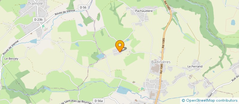 localisation de l'entreprise BALAGUERE STUDIOS  ECLOSE-BADINIERES