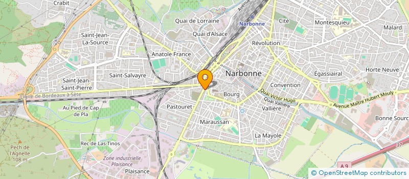 localisation de l'entreprise BALAH à NARBONNE