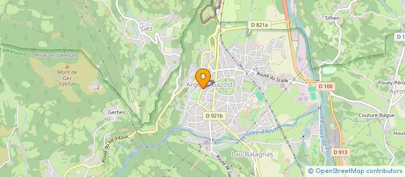 localisation de l'entreprise BALAITOUR SARL à ARGELES-GAZOST