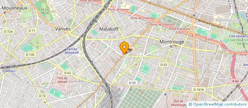 localisation de l'entreprise BALAKA  MALAKOFF