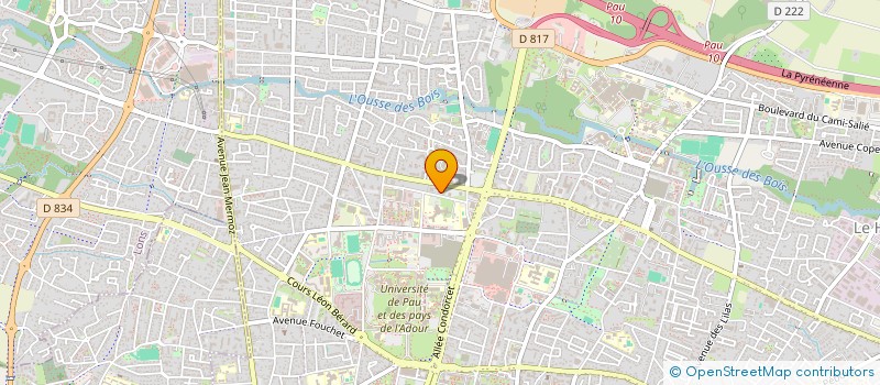 localisation de l'entreprise BALAL SOUKABE FOULADOU à PAU