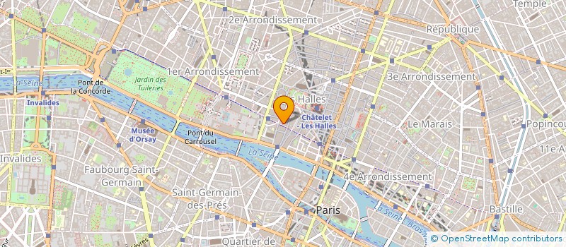 localisation de l'entreprise BALAM SARL à PARIS