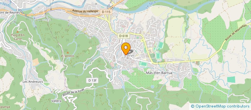 localisation de l'entreprise BALAMAZA 2025  CERET