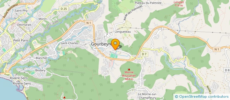 localisation de l'entreprise BALAN  GOURBEYRE