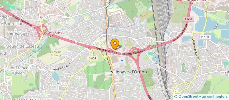 localisation de l'entreprise BALAN DIGITAL  VILLENAVE-D'ORNON