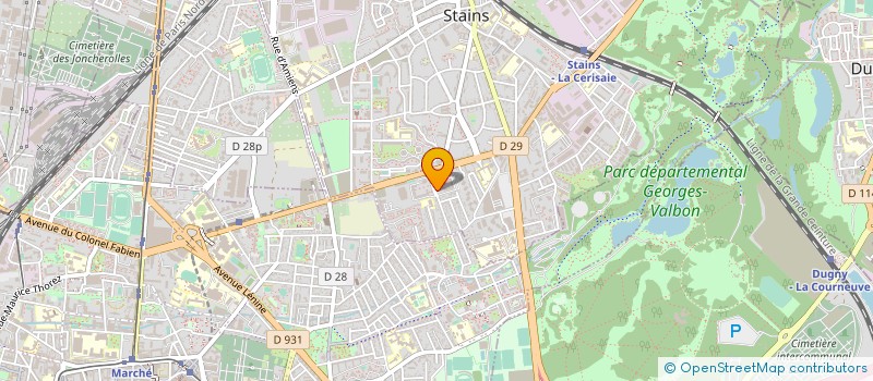 localisation de l'entreprise BALAN RENOVATION à STAINS