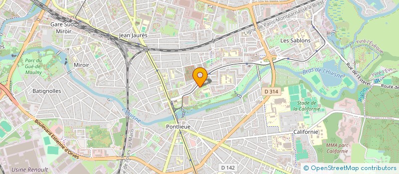 localisation de l'entreprise BALANCE & MOUVEMENTS  LE MANS